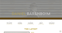 Desktop Screenshot of danielbarenboim.com